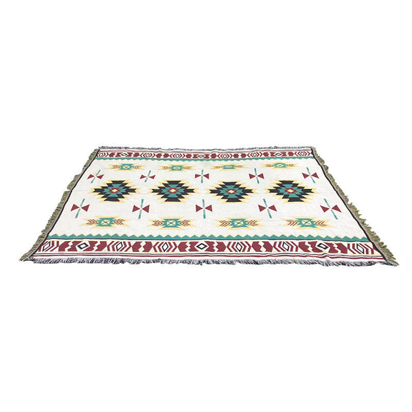 Elosung 1 Sets Of Bohemian Picnic Blanket Perfect For Outdoor Adventures! Picnic Accessories