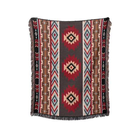 Elosung 2Pcs Pack Set 90*180Cm Bohemian Picnic Blanket Waterproof Camping Outdoor Rug For Beach Blankets