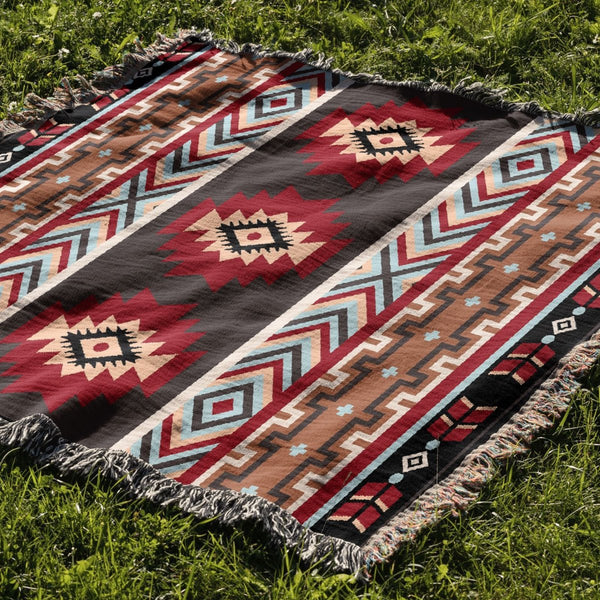 Elosung 2Pcs Pack Set 180*260Cm Bohemian Picnic Blanket Waterproof Camping Outdoor Rug For Beach Blankets