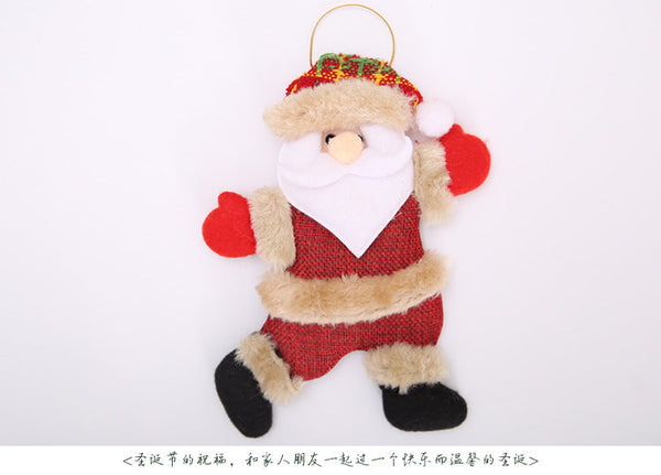 12Pcs Dancing Pendant Snowman For Christmas Tree Seasonal Decorations