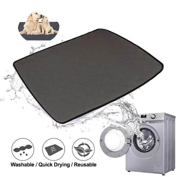 Elosung 2 Pcs Washable Waterproof Pet Pad Non Slip Absorbent Reusable Mat For Dogs And Cats Puppy Training Pads
