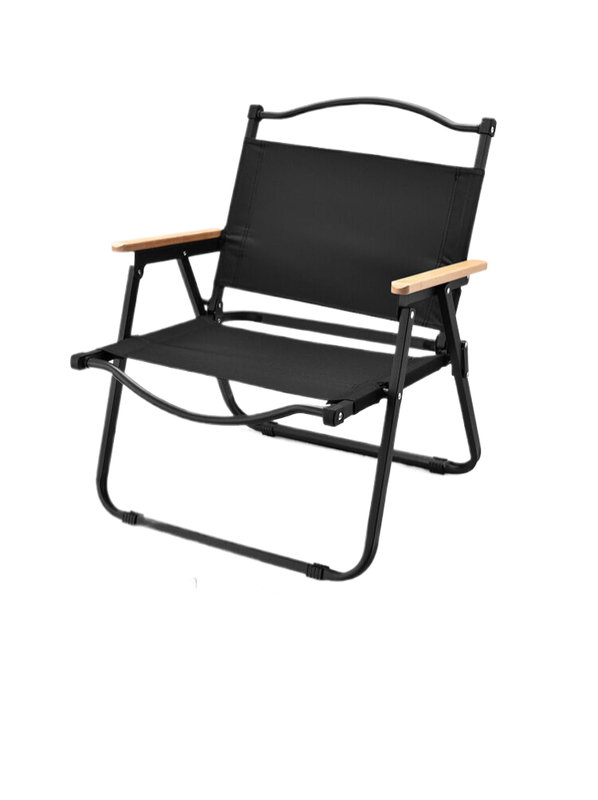 Elosung Camping Cryt Chair Carbon Steel Black 78*52*50Cm Camping Chairs