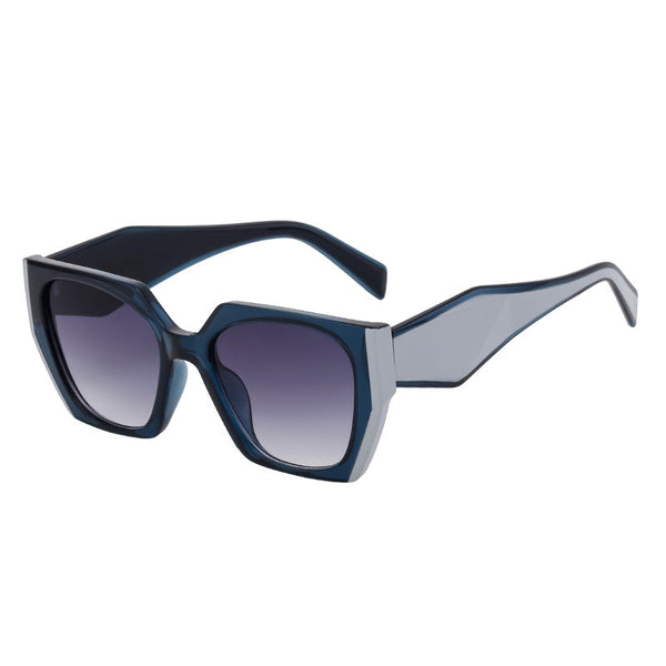 Bold Oversized Blue Frame | Uv400 Designer Fashion Shades Sunglasses