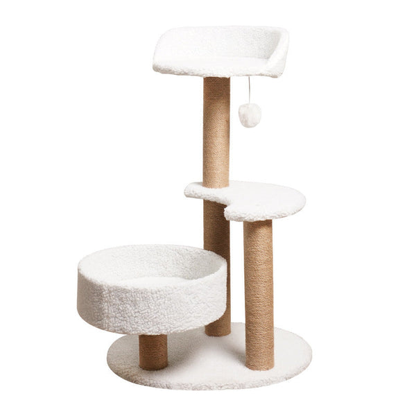 Modern Cat Tree Tower With Scratching Posts And Cozy Perches (50X38x80 Cm) Furniture & Scratchers