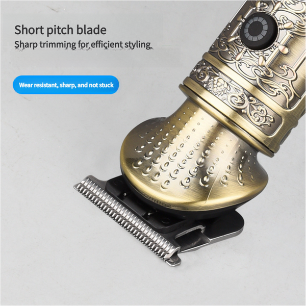 Electric Hair Trimmer & Multi Grooming Kit With Multi Length Attachments Gold Clippers & Trimmers