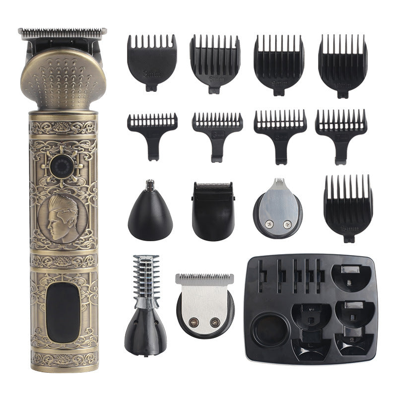 Electric Hair Trimmer & Multi Grooming Kit With Length Attachments Clippers & Trimmers