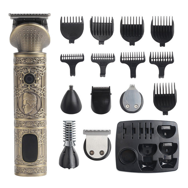 Electric Hair Trimmer & Multi Grooming Kit With Length Attachments Clippers & Trimmers