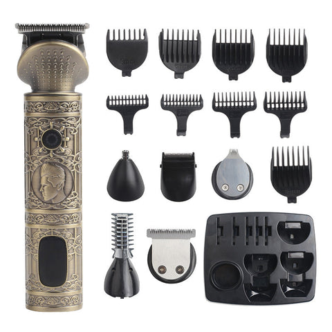 Electric Hair Trimmer & Multi Grooming Kit With Length Attachments Clippers & Trimmers