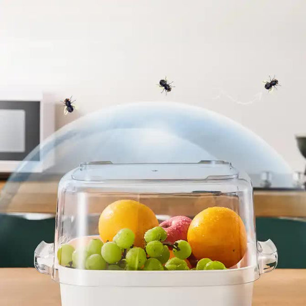 Two Layer Drain Basket Colander Small Size (White 2 Set) Colanders Strainers & Sifters