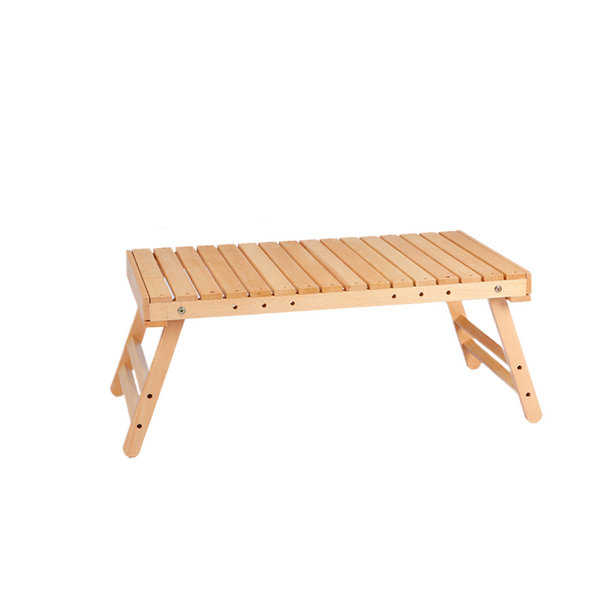 Elosung Folding Picnic Table Portable Compact Outdoor Coffee & Camping Log Color 67*37*28Cm Camping Tables