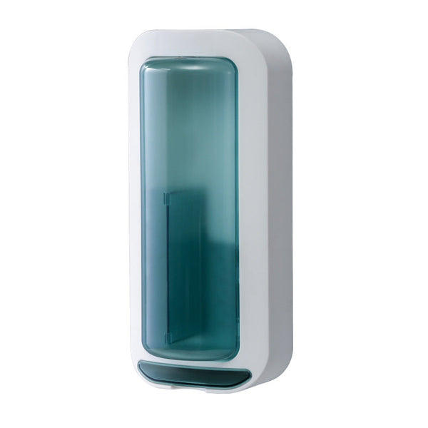 Wall Mounted Utensil Holder With Dustproof And Insect Resistant Cover 15Cm(L)*6.5Cm(D)*32Cm(H)(Blue) Other Kitchen Storage