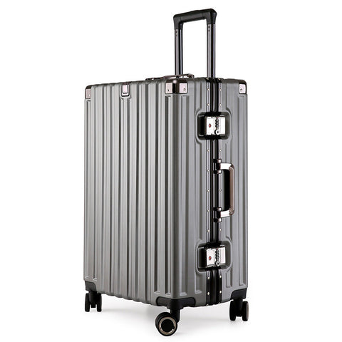 Aluminum Alloy Hard Shell Suitcase With Tsa Lock 20" Spinner Luggage In Grey Suitcases