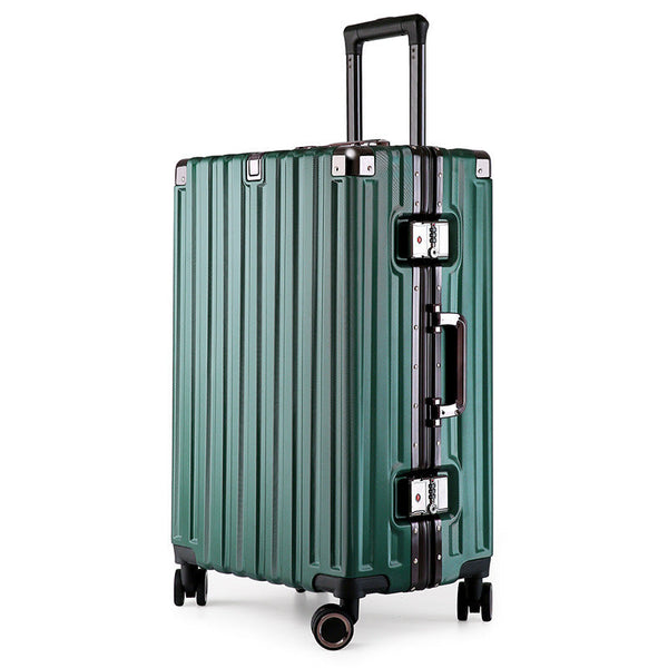 Aluminum Alloy Hard Shell Suitcase With Tsa Lock22" Spinner Luggage In Green Suitcases