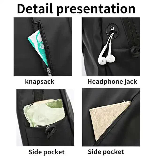 Multifunctional Crossbody Chest Bag | Stylish And Practical Shoulder Backpack For Everyday Use (Gray) Women's Bags & Handbags