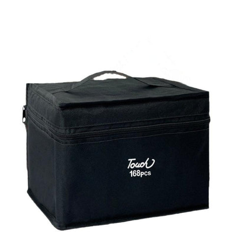 Elosung Professional Dual Tip Marker Set 168 Colors With Coded Caps For Easy Identification Art Pens & Markers