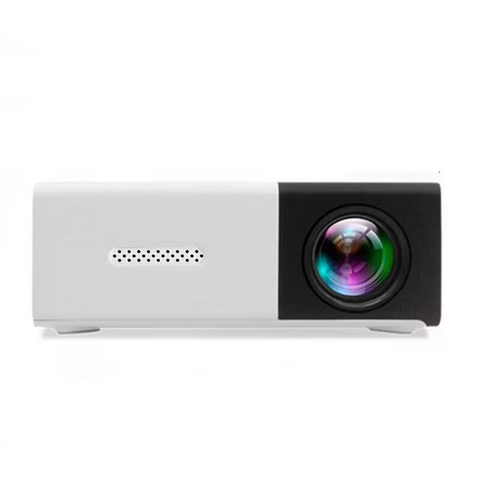 Elosung Mini Portable Cinema Projector Led Compact Entertainment For Movies & Gaming (White+Black) Projectors