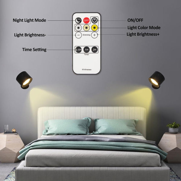 Elosung Touch Control Led Night Light With 3 Brightness Levels Colour Temperatures Adjustable Stepless Dimming For Home And Office Night Lights