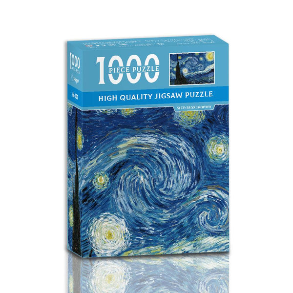 Elosung 1000 Piece Jigsaw Puzzle Starry Night Design High Quality For Adults Teens Puzzles