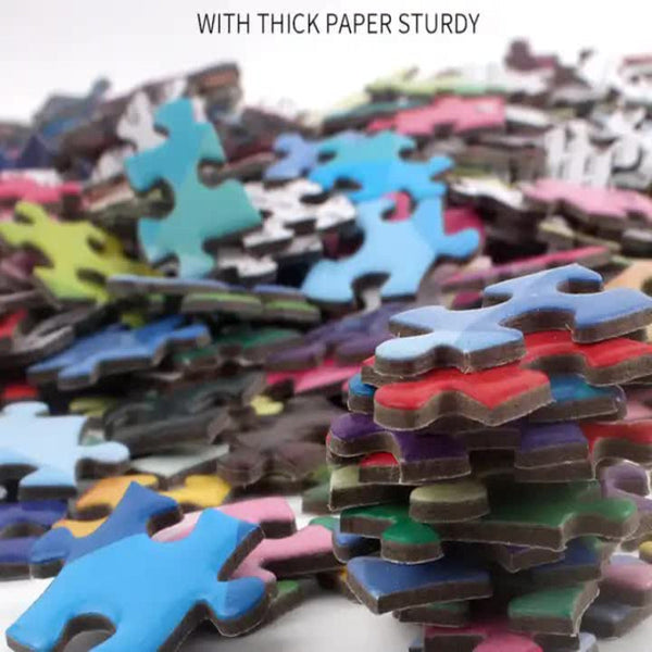 Elosung 1000 Piece High Quality Jigsaw Puzzle Sunflower Field Puzzles