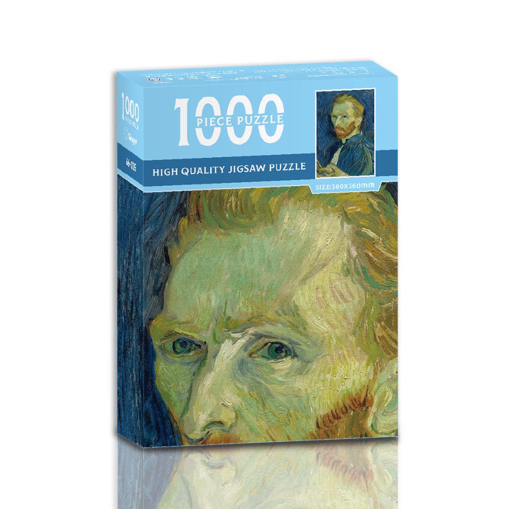 Elosung 1000 Piece High Quality Jigsaw Puzzle Self Portrait Of Vincent Van Gogh Puzzles