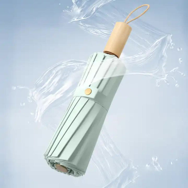 Elosung Traditional Chinese Style Folding Umbrella Pink Floral Design With 16 Rib Structure Umbrellas