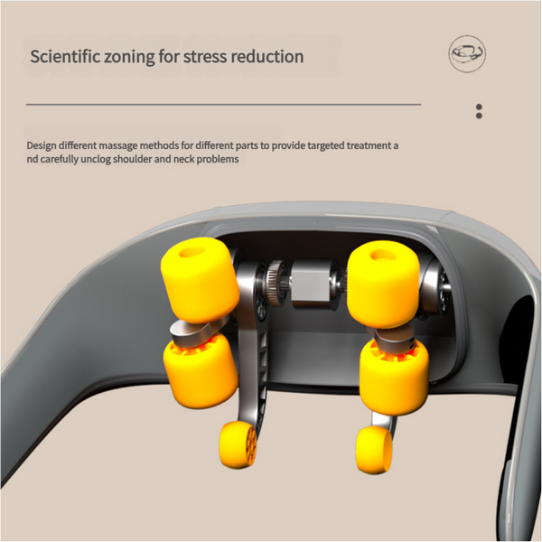 Elosung Shiatsu Neck Shoulder Massager With Heat | Rechargeable 2000Mah Battery Massagers