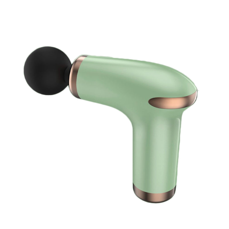Elosung Green Massage Gun 6 Speed Deep Tissue Massager With 4 Professional Heads Massagers