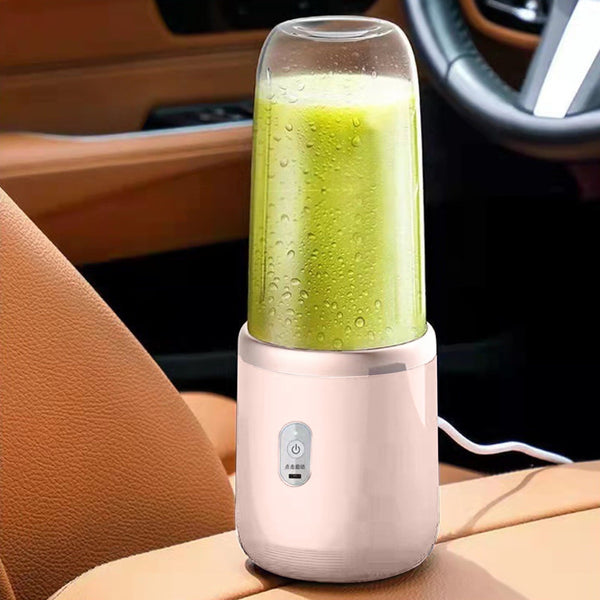 Elsoung 1 X Usb Pink Rechargeable Juicer Cupportable Blender For Smoothies And Juices Powerful & Compact Handheld Blenders