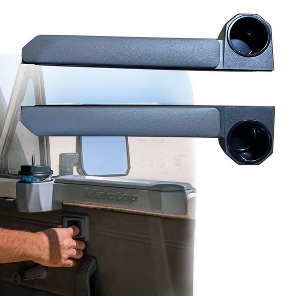 Elsoung Elosung 2Pcs Magnetic Car Door Armrest With Cup Holder For Toyota Land Cruiser 70 Series Fj79 Lc75 Interior Accessory Upgrade Cup Holders