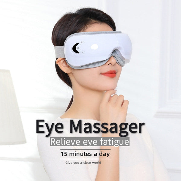Elsoung Eye Massager With Vibration And Heat Compression Air Pressure Therapy Device For Relaxation Care Massagers