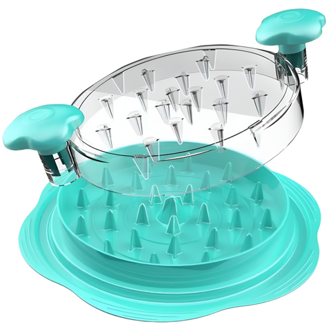 Elsoung 2Pcs Blue New Chicken Shredder Effortless Breast Shredding Tool For Meal Prep And Little Food Other Kitchen Gadgets