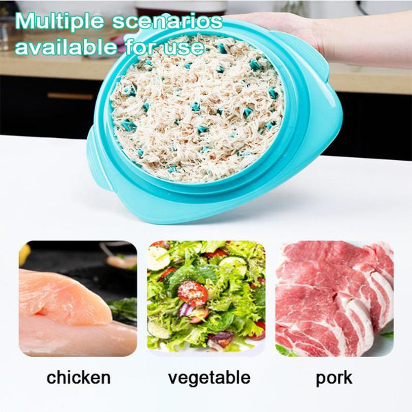 Elsoung 2Pcs Blue New Chicken Shredder Effortless Breast Shredding Tool For Meal Prep And Little Food Other Kitchen Gadgets