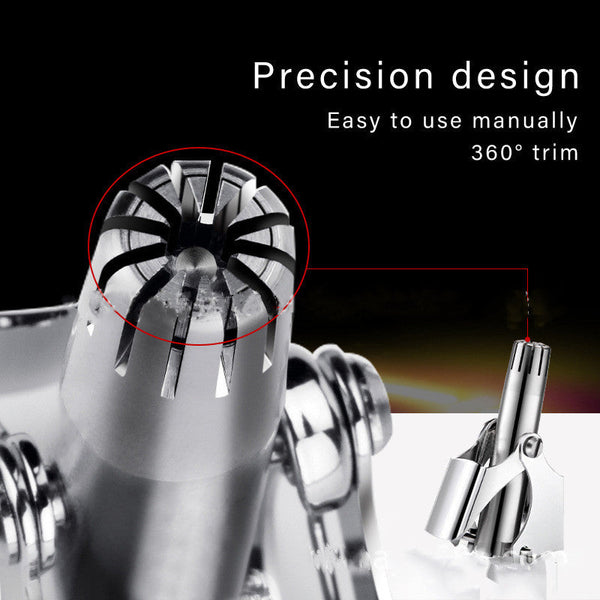 Elosung Elsoung Manual Water Wash Hair Remover | Mechanical Nose Trimmer For Gentle Precise Grooming Non Toxic Safe Daily Use Clippers & Trimmers