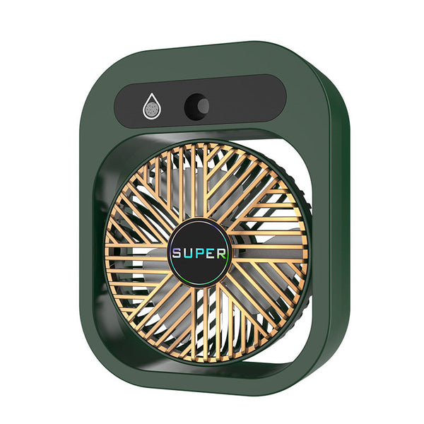 Elosung Elsoung Blue Color Usb 2 In Misting Fan & Humidifier Portable Cooling And Humidifying Solution Portable Fans