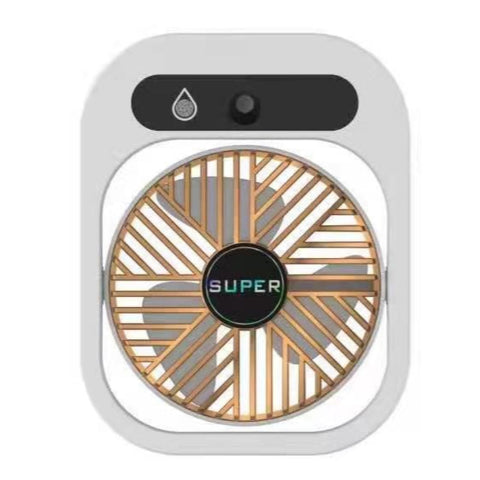 Elsoung White Color Usb 2 In 1 Misting Fan & Humidifier Portable Cooling And Humidifying Solution Portable Fans