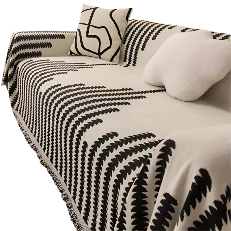 Throws & Afghans Elosung One Piece Sofa Throw Blanket 180*380Cm