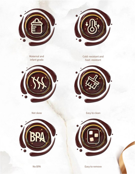 Elosung (5 Pcs) Yh917 Silicone Chocolate Bar Molds Bpa Free Non Stick Heat Resistant Baking Trays Muffin Pans & Baking Moulds