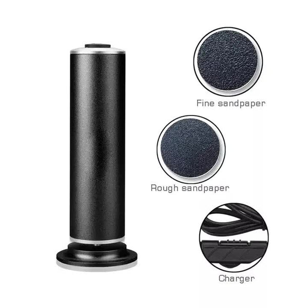 Black Electric Foot Callus Remover Portable Pedicure Tool For Smooth Feet Manicure & Pedicure Tools & Kits