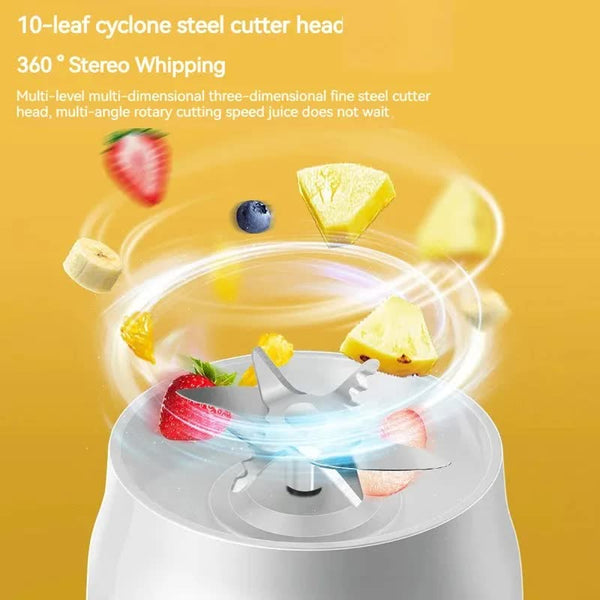 Portable Rechargeable Blender 450Ml High Speed Personal Smoothie Maker Handheld Blenders