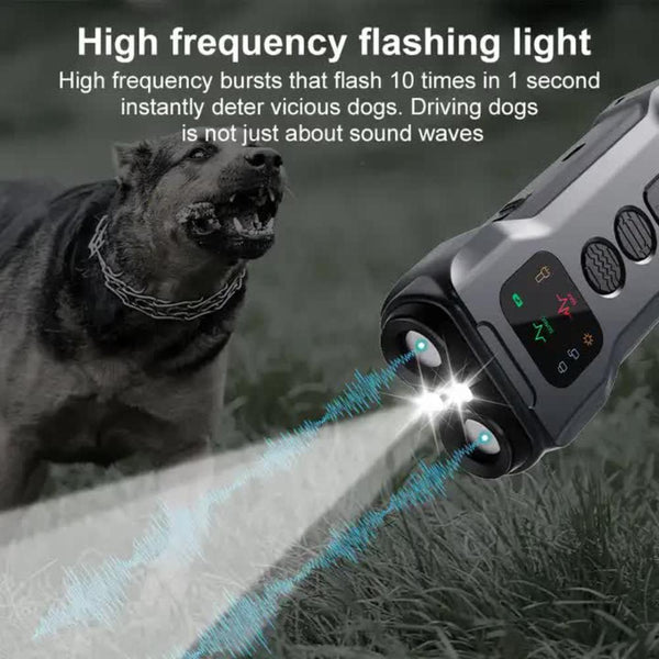 Elosung P9 Ultrasonic Dog Repellent Device Dual Mode Flashlight Deterrent Other Training & Obedience
