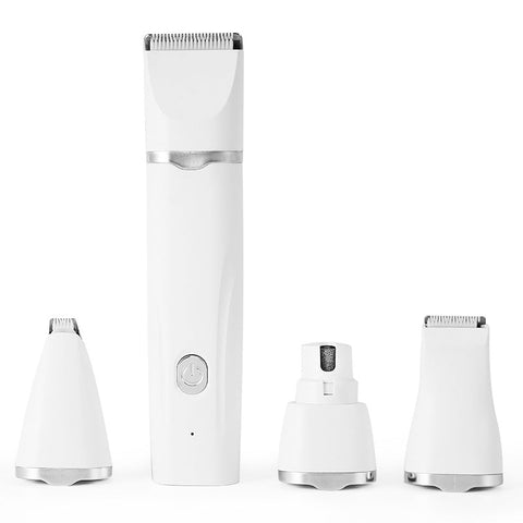 Elosung White T70 4 In 1 Pet Grooming Kit Full Body Detail Paw Hair Trimmer Nail Grinder Dog Grooming
