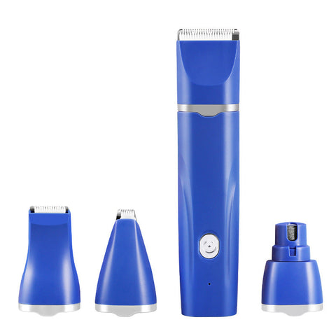 Elosung Blue T70 4 In 1 Pet Grooming Kit Full Body Detail Paw Hair Trimmer & Nail Grinder Dog Grooming