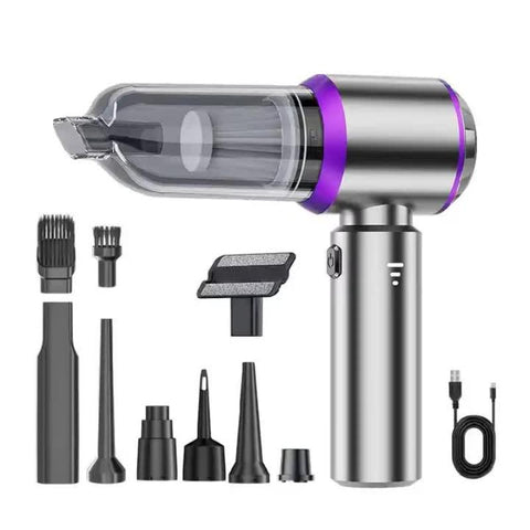 Elosung Silver Purple St 6653Plus Cordless Handheld Vacuum Cleaner 16000Pa Suction 2000Mah Battery Type Rechargeable Vacuum Cleaners