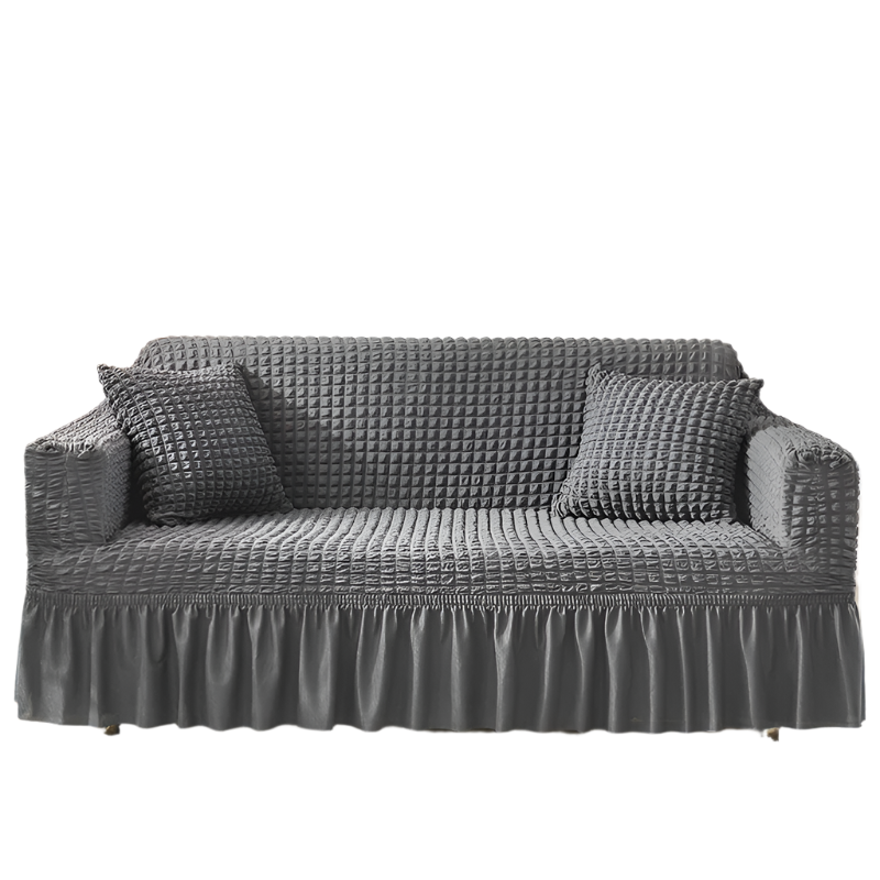 Elastic Sofa Cover Gray (145 185Cm) Slipcovers
