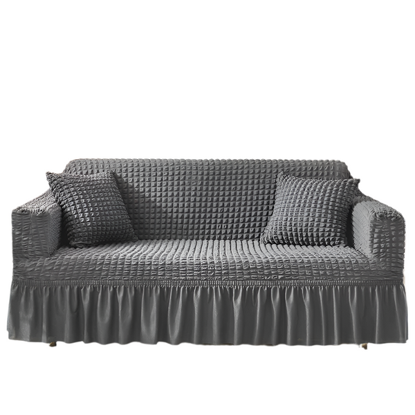 Elastic Sofa Cover Gray (145 185Cm) Slipcovers
