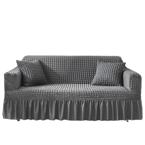Elastic Sofa Cover Gray (145 185Cm) Slipcovers