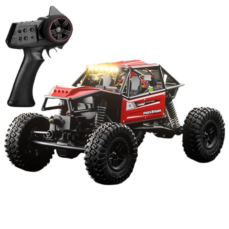Elosung Rock Antelope Rc Car 2.4Ghz Simulation Off Road Climbing Vehicle With Rechargeable Battery (Red) Rc Model Vehicles