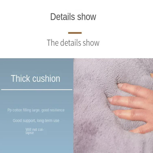 Yellow Half Enclosed Cat Bed Soft Short Velvet Fabric With Sponge + Pp Cotton Filling Size (28X28x30 Cm) Pet Beds