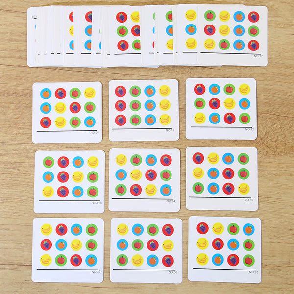 Elosung Children's Cpcce Interactive Fruit Recognition Two Player Strategy Game Fun Educational Toy For Preschoolers Educational Toys