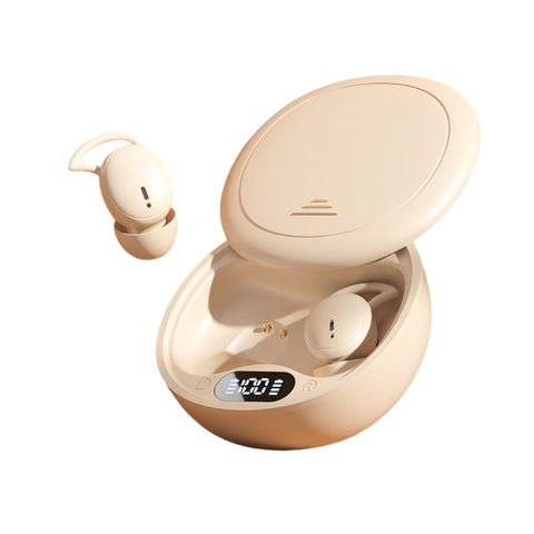 Elosung Flesh Color M73 Noise Cancelling Bluetooth Earphones Wireless 5.4 Mini In Design Ultra Long Battery Life Earbuds